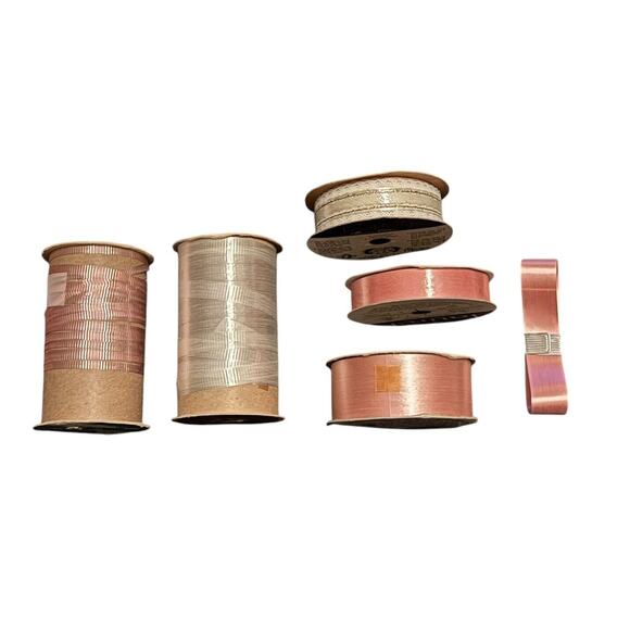 VTG Holiday Ribbon Twinkle Tye Laurel Lustre American Greetings Christmas READ - Picture 1 of 14